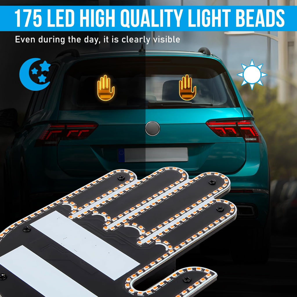 Finger Car Light with Remote