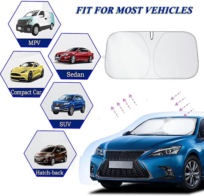 🔥Car Windshield Sun Shade Cover